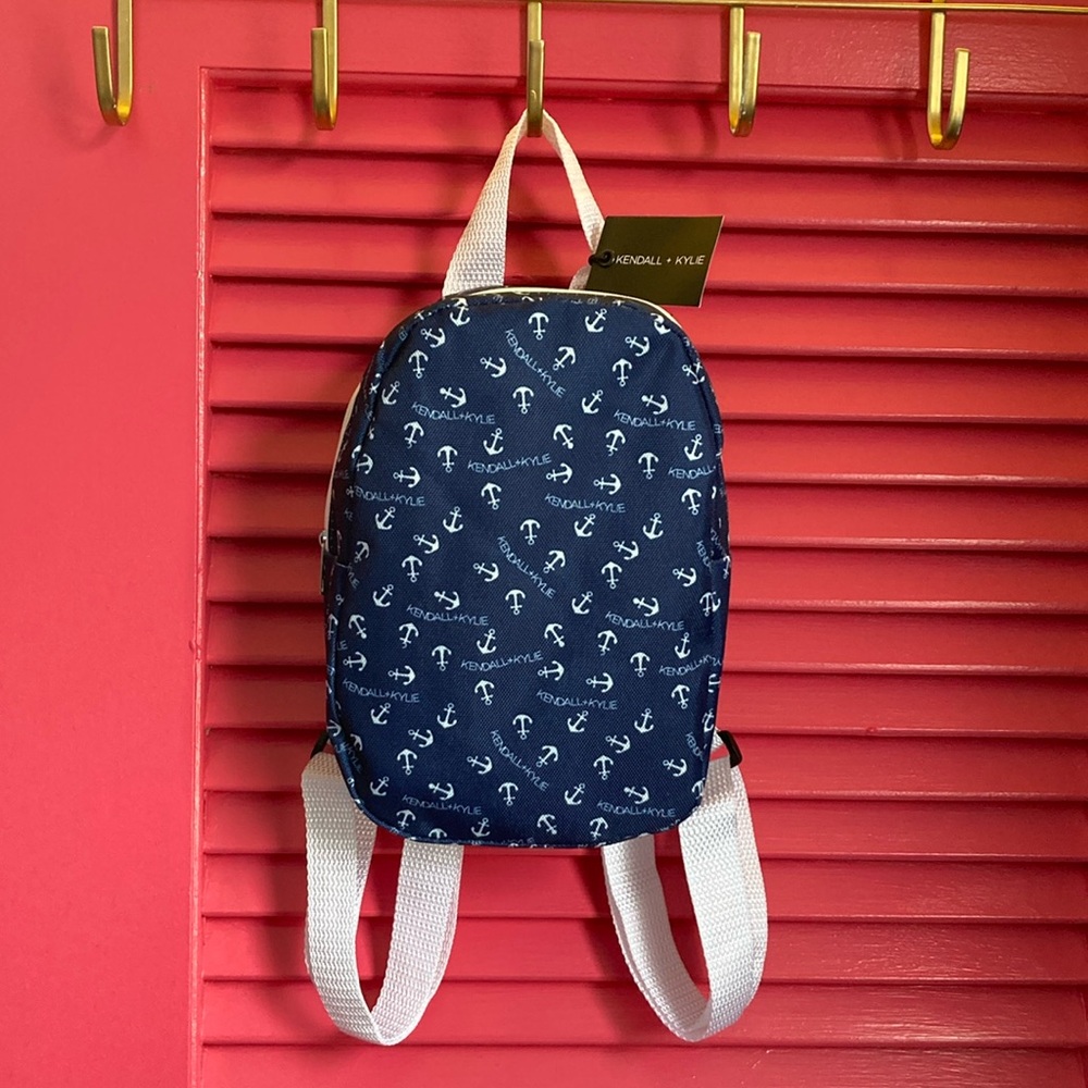 Kendall & Kylie NWT mini backpack sailor print